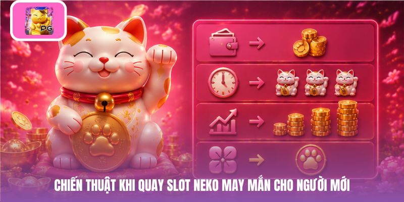 Chiến thuật khi quay slot Neko may mắn cho người mới